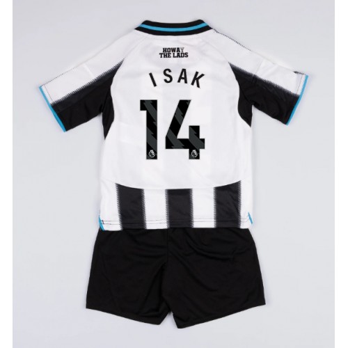 Otroški Nogometni dresi Newcastle United Alexander Isak #14 Domači 2025-26 Kratek Rokav (+ Kratke hlače)